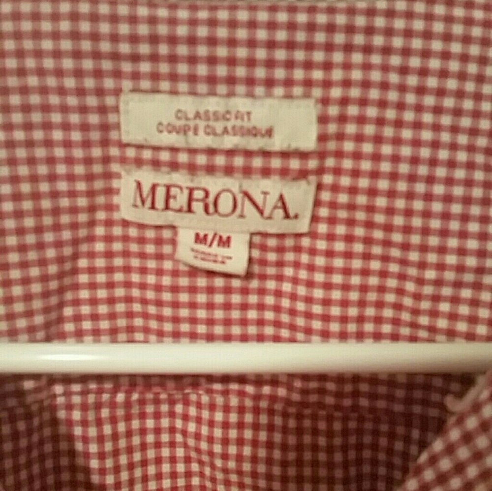 Red Checkered Button Up - Picture 3 of 3